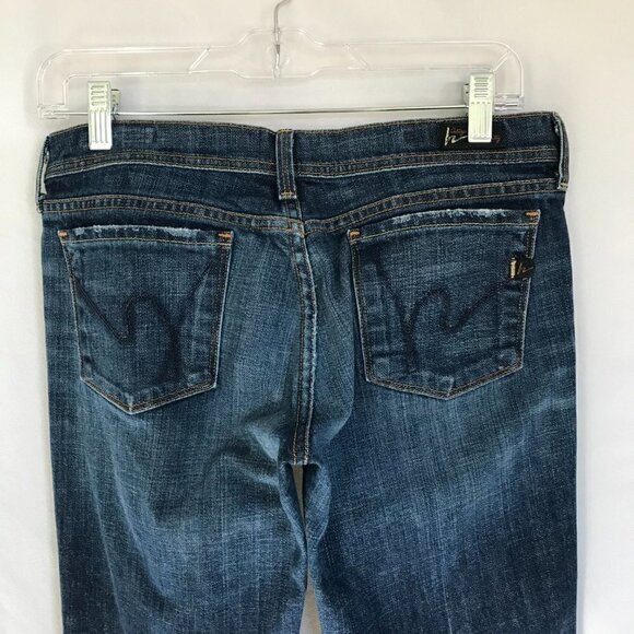 Citizens of Humanity Jeans Ingrid #002 Women's Sz 29 Medium Wash Flare Low Rise - Picture 6 of 12